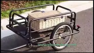 Складной прицеп для перевозки велосипедов, тележка для перевозки велосипедов, прицеп-тележка с фаркопом от производителя www.qdsunnytools.com