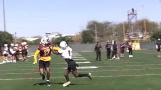 Chad Johnson Jr catch at ASU 3/10/2021 practice