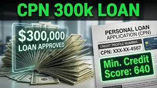How to get a $300k Personal Loan with a CPN?