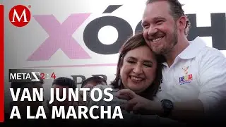 X&oacute;chitl G&aacute;lvez acepta que INE fiscalice marcha de Marea Rosa como cierre de campa&ntilde;a