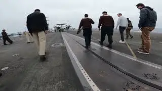20230616 USS Theodore Roosevelt CVN-71 Foreign Object Debris FOD Walk on Navy Aircraft Carrier