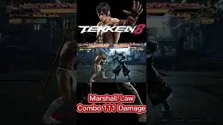 TEKKEN 8 | Law INSANE 111 Damage Combo! 🥋💥 #Shorts