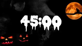 45 Minute Halloween Timer With Scary Sounds And Screaming Alarm