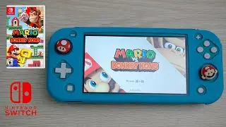 Mario vs Donkey Kong / Nintendo Switch lite gameplay
