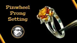 How to Make a Pinwheel Prong Setting:  A Silversmithing Tutorial