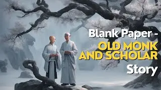 Blank Paper - Old Monk and Scholar Story ( An Inspirational Life Learning Story )