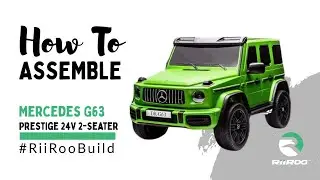 Mercedes G63 Prestige 24V 2-Seater Electric Kids' Ride-On Assembly Video