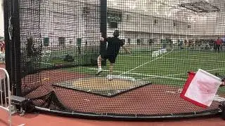 Zeke Hagley Shot Put Attempt 3- 14.21m