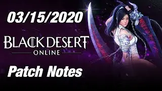 March 15th, 2020 Console Patch Notes - Black Desert, Bless Unleashed and Phantasy Star Online 2