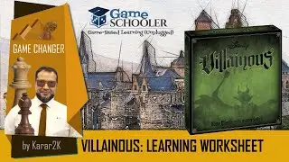 Game Schooler Notebook - Villainous - Learning techniques