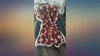 Chanasya Microfiber Fleece Sherpa Holiday Throw Blanket - Vibrant Burgundy Red and review