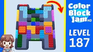 Color Block Jam Level 187 Solution Walkthrough