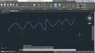 AutoCAD 2018 Tutorial for Beginners   97  HOW TO USE BLEND CURVE COMMAND IN AUTOCAD 2018#