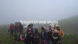 Drone shots from Triund top | McleodGanj | Triund trek | DJI mini SE