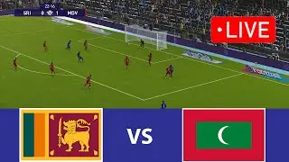 🔴LIVE: Sri Lanka vs Maldives Islands | football match live I PES 21 Simulation