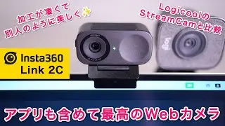 アプリもすごい！加工で顔が別人に😂最高のWebカメラInsta360 Link 2Cをレビュー！
