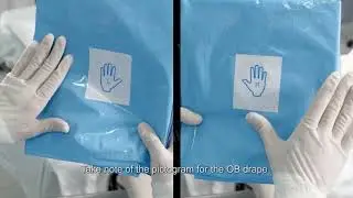 Surgical Drapes Obstetric Set designed for normal childbirth Procedures