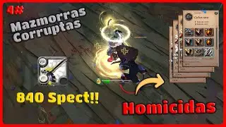 Mazmorras corruptas homicidas | Baston toque de vida | Holy staff 830 spect.