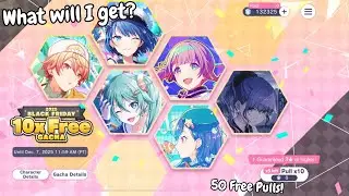 Project Sekai - 2025 Black Friday 10x Free Gacha (50 Pulls) || Global Server