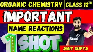 Important Name Reactions In Organic Chemistry Class 12 | All Name Reactions Of Class 12 Chemistry