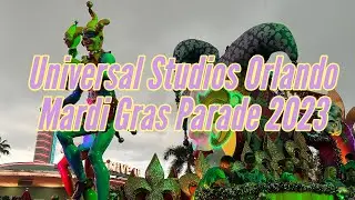 Universal Studios Orlando Mardi Gras Parade 2023