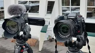 Sony NEX-VG30 vs Panasonic GH6 Zoom test