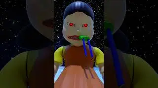 Squid Game Doll vs Spider Baldi & Super Baldi #squidgame #spiderman