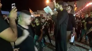 اقوة او احلة موكب في خانقين موكب قائم ال محمد شباب حي العمال 2018 بحضور الرادود علي صباح 2018