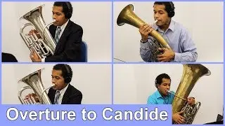 Bernstein - Overture to Candide - Tuba Quartet Arrangement