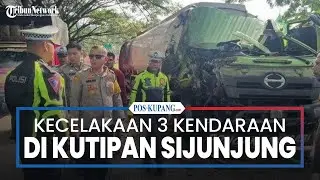 Kecelakaan Maut di Jalinsum Sijunjung, Warga Dengar Dentuman Keras Dikira Ban Mobil Pecah