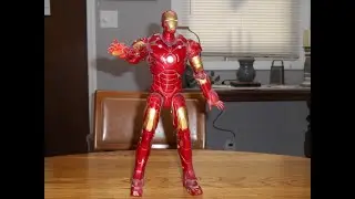 Hasbro Iron Man Mark 3 Electronic Action Figure Review (Iron Man 2008)