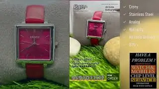 CRONY QUARTZ LEATHER STRAP #fashionwatch #shortvideo #fashionwatch #watchstyle #fashion