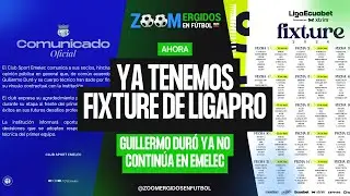 #ZoomergidosEnFútbol YA TENEMOS FIXTURE #LIGAPRO - #BarcelonaSC #Emelec #IDV