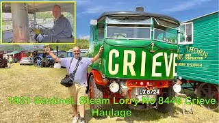 1931 Sentinel  Steam Lorry No 8448 Crieve    Haulage On Road to Rail Norden 2023