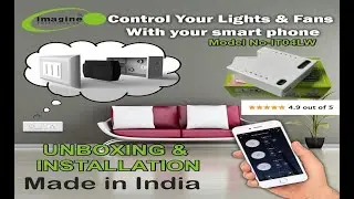 Unboxing & How Install imagine 4 Gang Smart WiFi Switch | Control Home With Alexa and Google Voice .