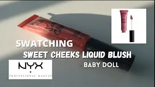 NYX SWEET CHEEKS SOFT CHEEK TINT SHADE BABY DOLL/ Let's Swatch It