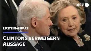 Epstein-Affäre: Clintons verweigert Aussage | AFP
