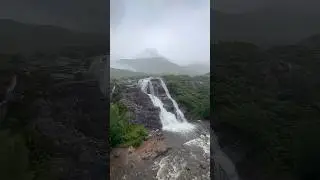 The mist, the mountains, and the roar🏴󠁧󠁢󠁳󠁣󠁴󠁿 #scotland #waterfall
