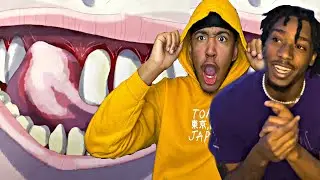 Horror Short Film 'Teeth' ALTER | REACTION ft. Relllyv | Animated Parody