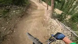 Riding Ninja Marmot at Big Sky