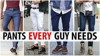 5 Pants Every Guy Needs in His Wardrobe | Men's Style Essentials | ALEX COSTA