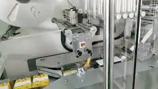 Labeling strapping machine