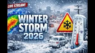 The Great Winter Storm of 2026 - Jamming live to weather channel music...