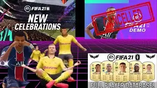 FIFA 21: NEW CELEBRATIONS BUT NO DEMO!