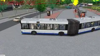 Omsi 2 tour (1539) 德國 Berlin linie 601 Waldsch&auml;nke - Bahnhof @ HVG Solaris Urbino 18