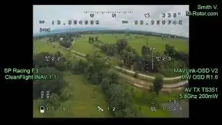 CleanFlight INAV 1.1 & MW OSD R1.6