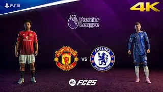FC 25 - Manchester United vs Chelsea Ft. Zirkzee, Palmer, | Premier League 24/25 | PS5™ [4K60]