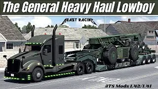 ✅ American Truck Simulator | The General Heavy Haul Lowboy Stacked [ATS 1.42/1.41 ] 4k