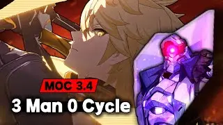 E2 Phainon 0 Cycles Svarog with... 3 Characters? | Phainon, Sunday, and Bronya SPD Tuning | 3.4 MOC