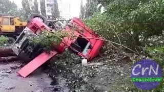 https://crashnews.org | В Новочеркасске перевернулась фура